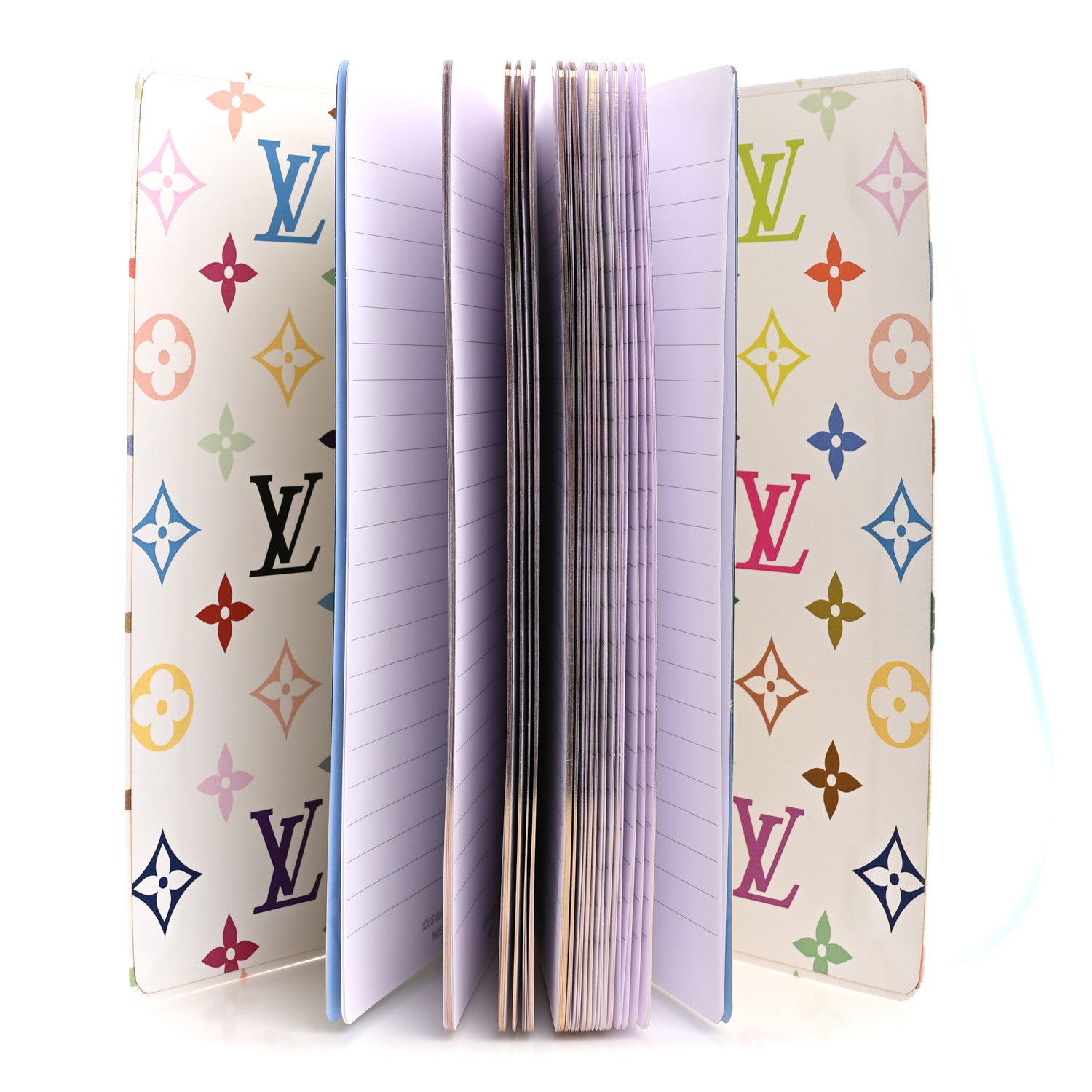 Louis Vuitton LV x TM Monogram Multicolor Jane Notebook MM White 5 of 7
