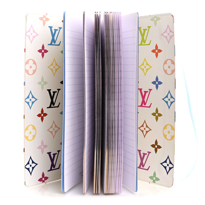 Louis Vuitton LV x TM Monogram Multicolor Jane Notebook MM White 5 of 7