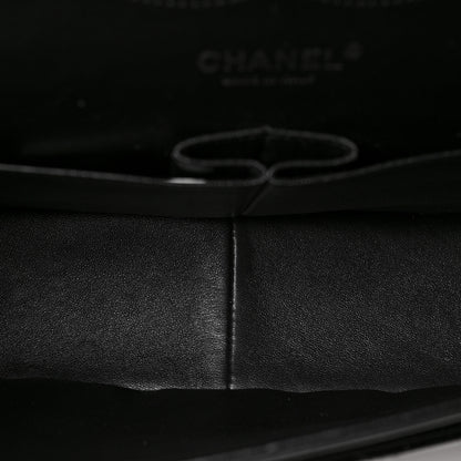 Chanel Patent Quilted Jumbo Double Flap Black 5 of 9