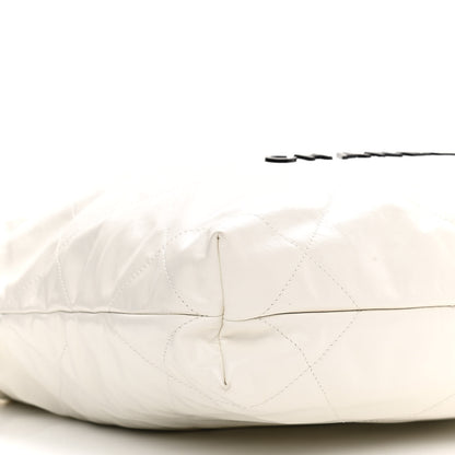 Chanel Calfskin Quilted Small Chanel 22 White 10 of 11