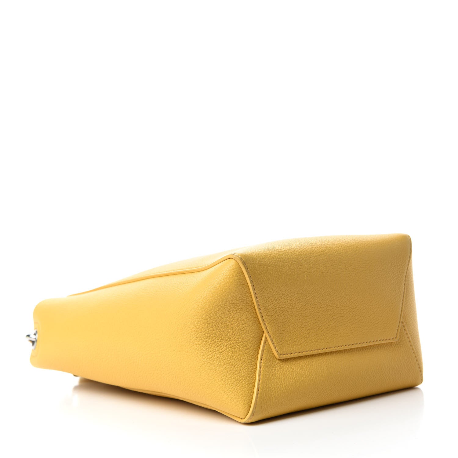 Celine Soft Grained Calfskin Small Sangle Bucket Bag Ocre 4 of 11