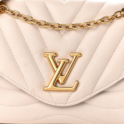 Louis Vuitton Calfskin LV New Wave Chain Bag Ivory 7 of 10