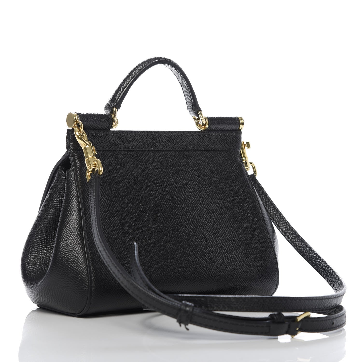Dolce & Gabbana Dauphine Mini Miss Sicily Satchel Black 3 of 10