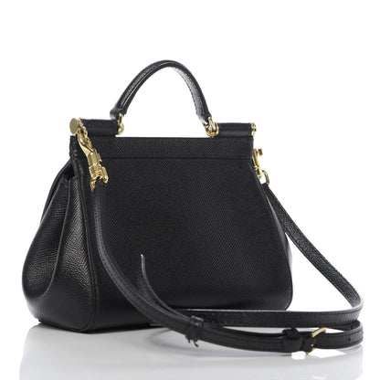 Dolce & Gabbana Dauphine Mini Miss Sicily Satchel Black 3 of 10