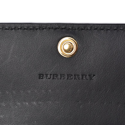Burberry Grainy Calfskin Ashton Continental Flap Wallet Black 6 of 6