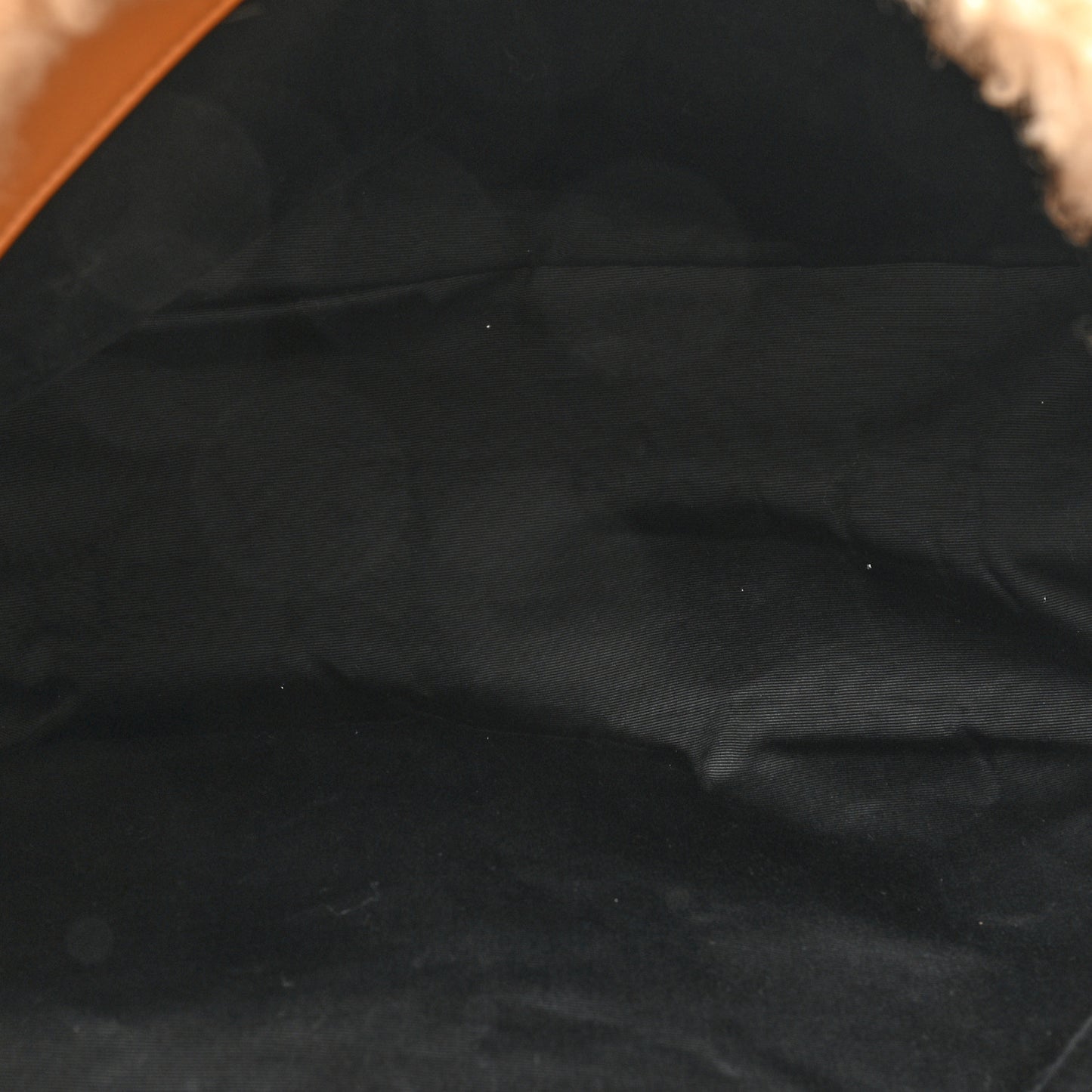 Shearling Shoulder Bag Natural