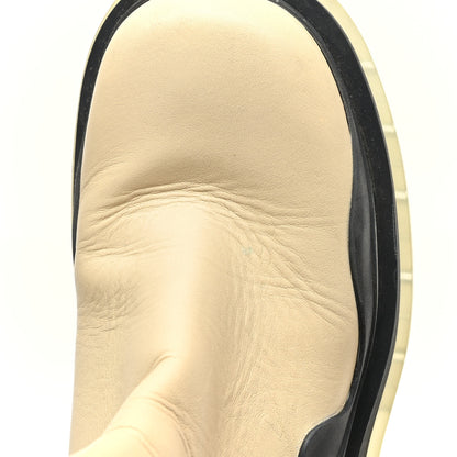 Bottega Veneta Calfskin The Tire Chelsea Boots 37 Wax Black Transparent 8 of 8