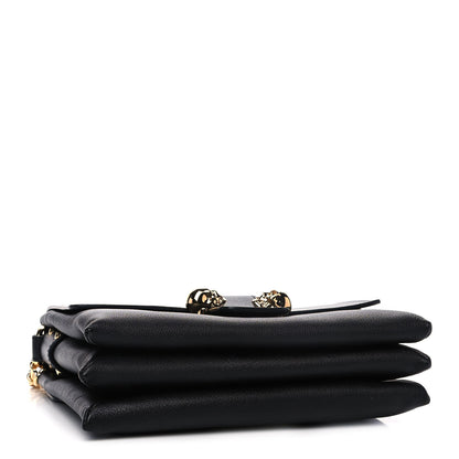 Alexander McQueen Calfskin Small Twin Skull Chain Crossbody Black 4 of 12