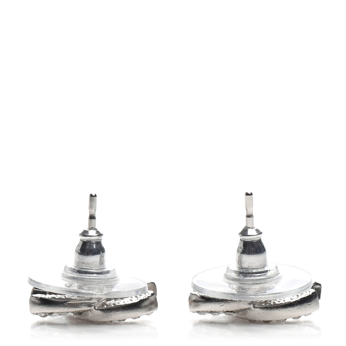 Crystal Timeless CC Earrings Silver