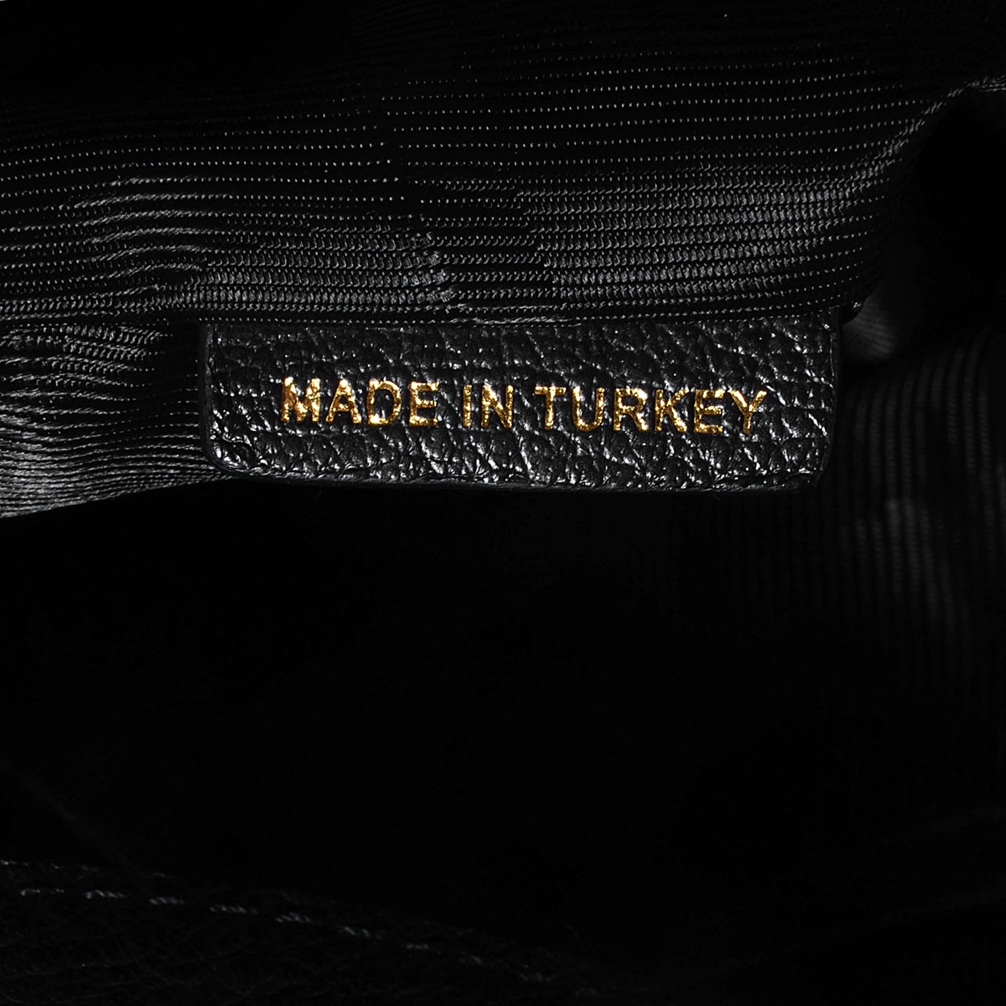 Buffalo Leather East West Tote Black
