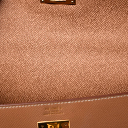 Hermes Courchevel Kelly Sellier 32 Gold 23 of 38