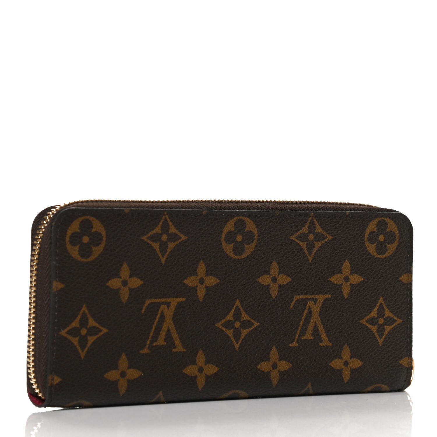Louis Vuitton Monogram Clemence Wallet Fuchsia 3 of 10