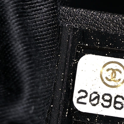 Chanel Lambskin Large Girl Bag Black Beige 6 of 12