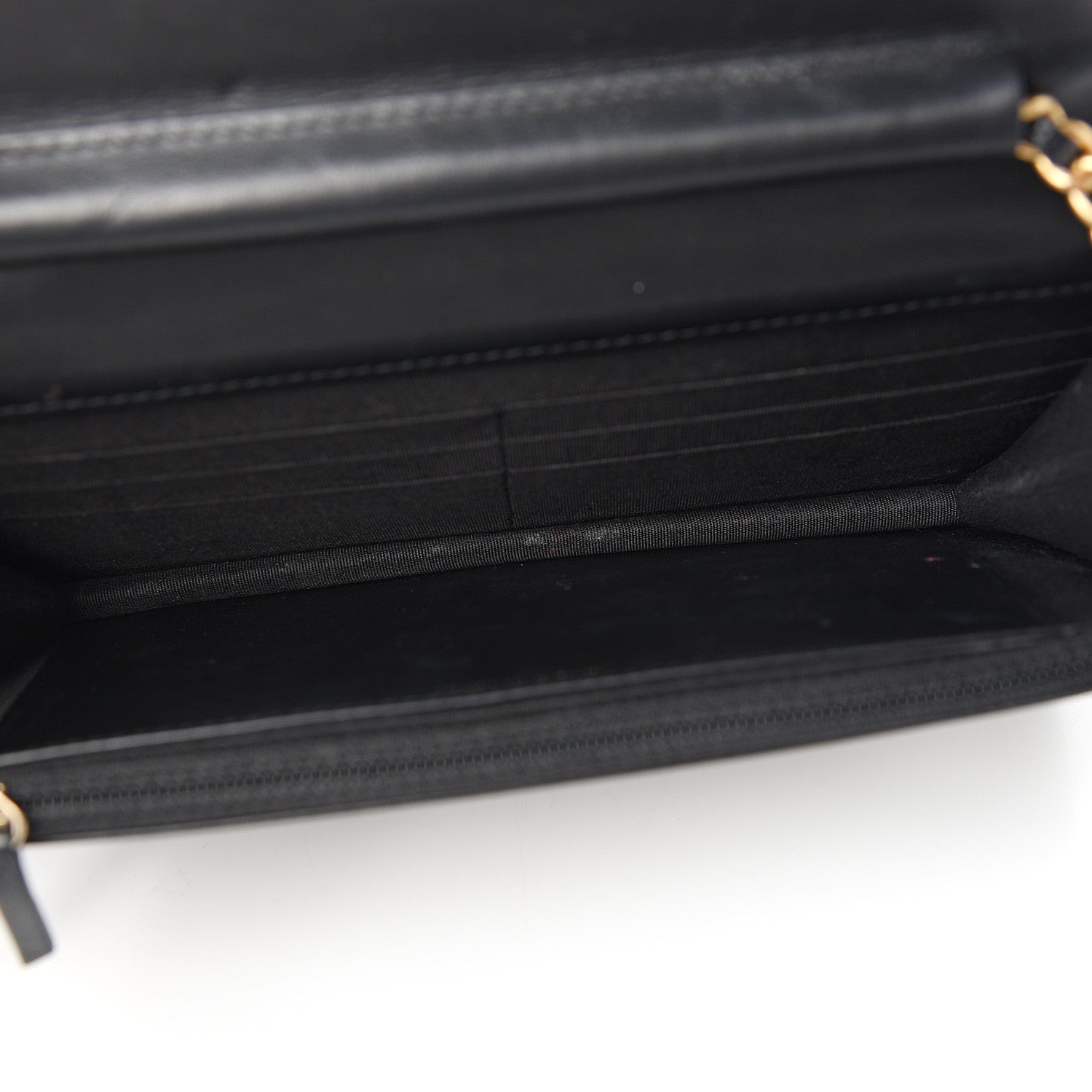 Chanel Caviar Quilted Boy Wallet On Chain WOC Black 4 of 14