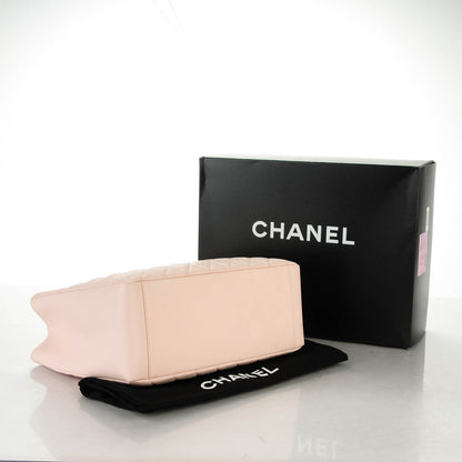 Chanel Caviar Quilted Grand Shopping Tote GST Light Pink 4 of 7