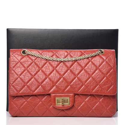 Chanel Aged Calfskin Quilted 2.55 Reissue 227 Flap Red 12 of 12