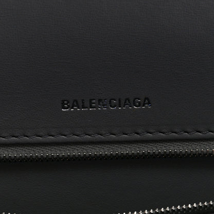 Balenciaga Shiny Calfskin Crocodile Embossed Medium Hourglass Top Handle Bag Balenciaga Grey 6 of 9