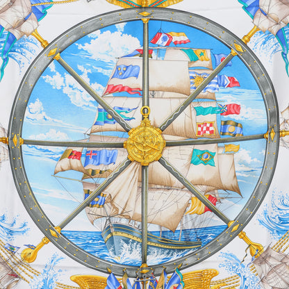 Hermes Silk Vive Le Vent Scarf 90 1 of 5