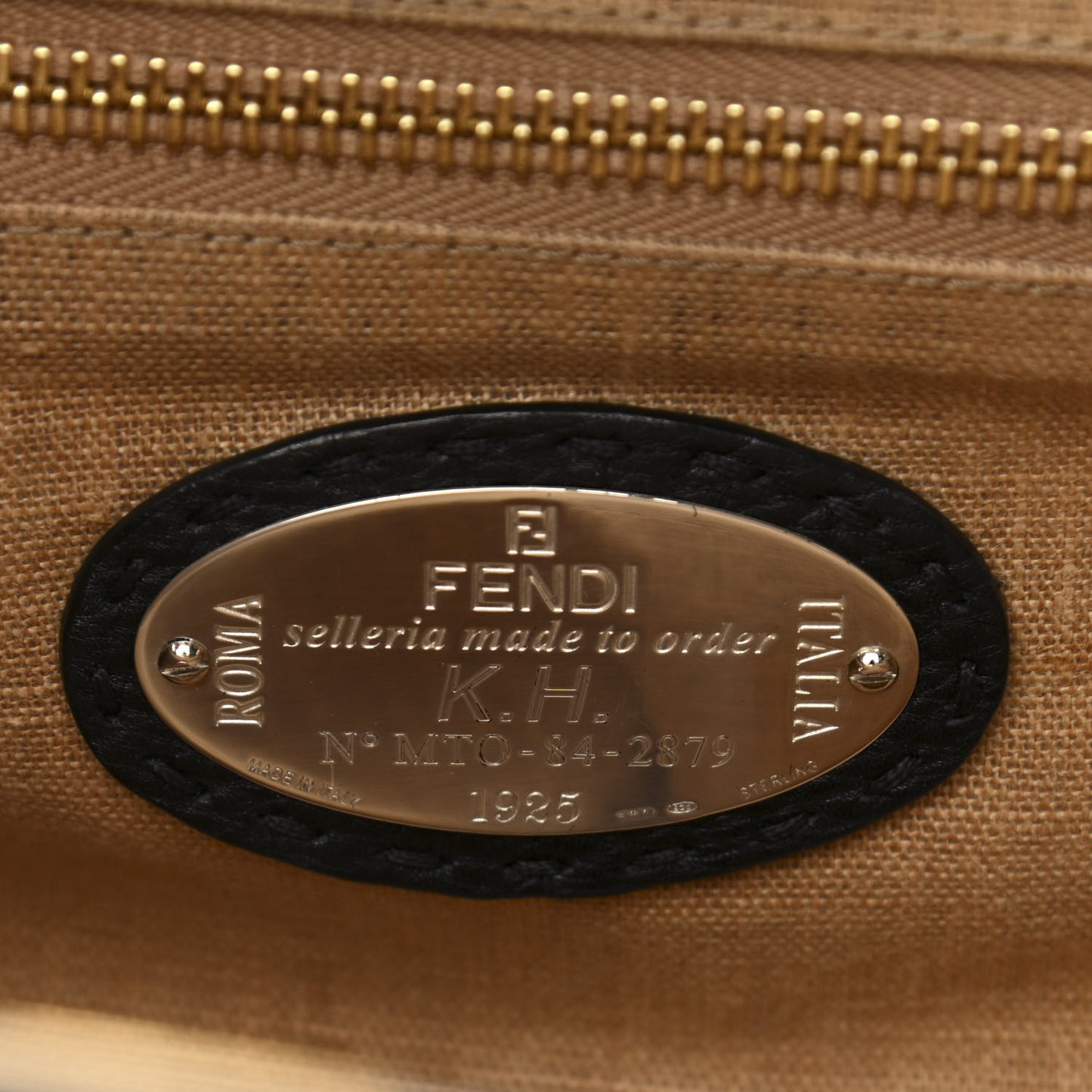 Cuoio Romano Selleria Large Peekaboo Iconic Satchel Black Moro