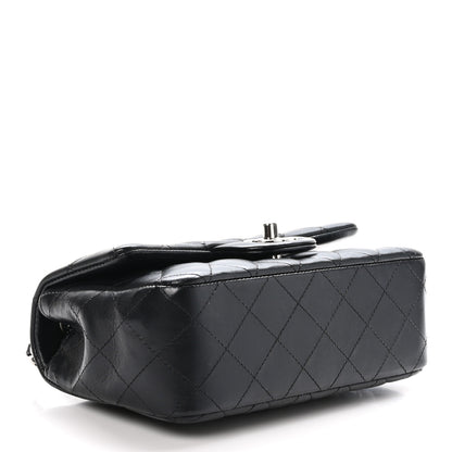 Chanel Lambskin Quilted Mini Rectangular Flap Black 4 of 11