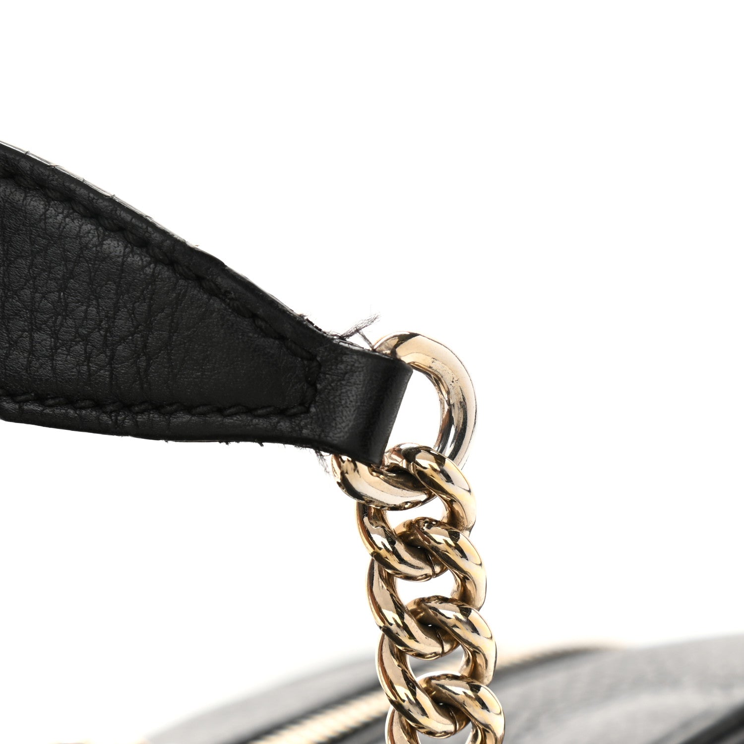 Gucci Pebbled Calfskin Medium Soho Bowler Black 11 of 14