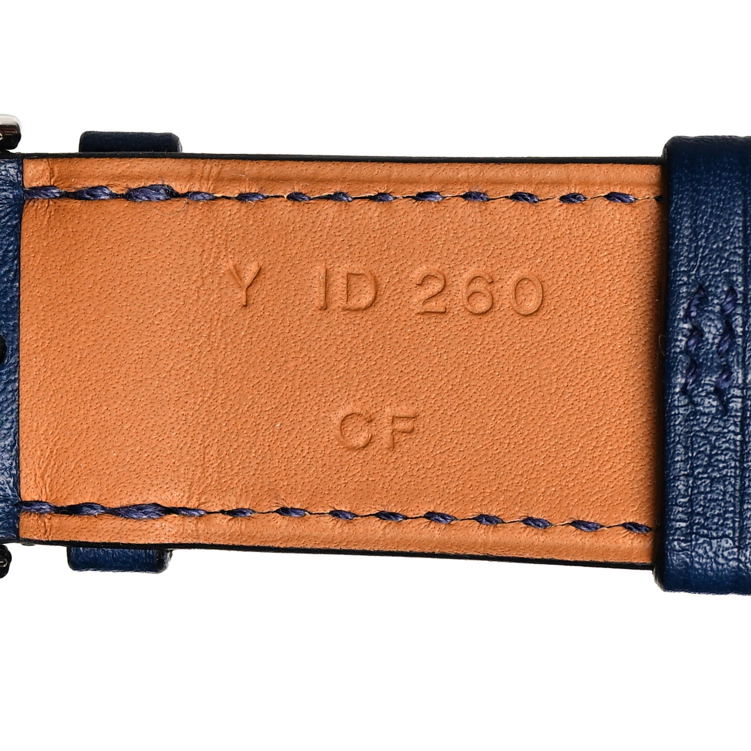 Hermes Swift 44mm Apple Watch Single Tour Band Bleu 4 of 4