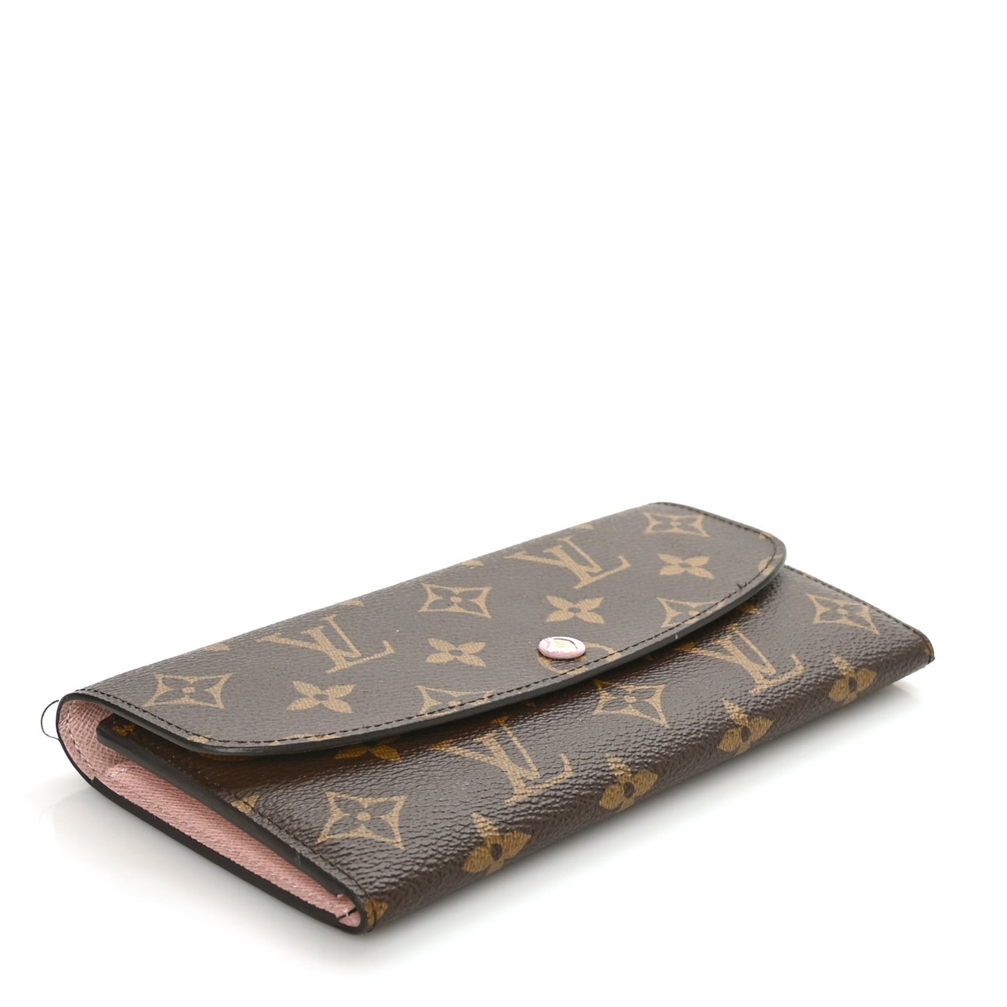 Monogram Emilie Wallet Rose Ballerine