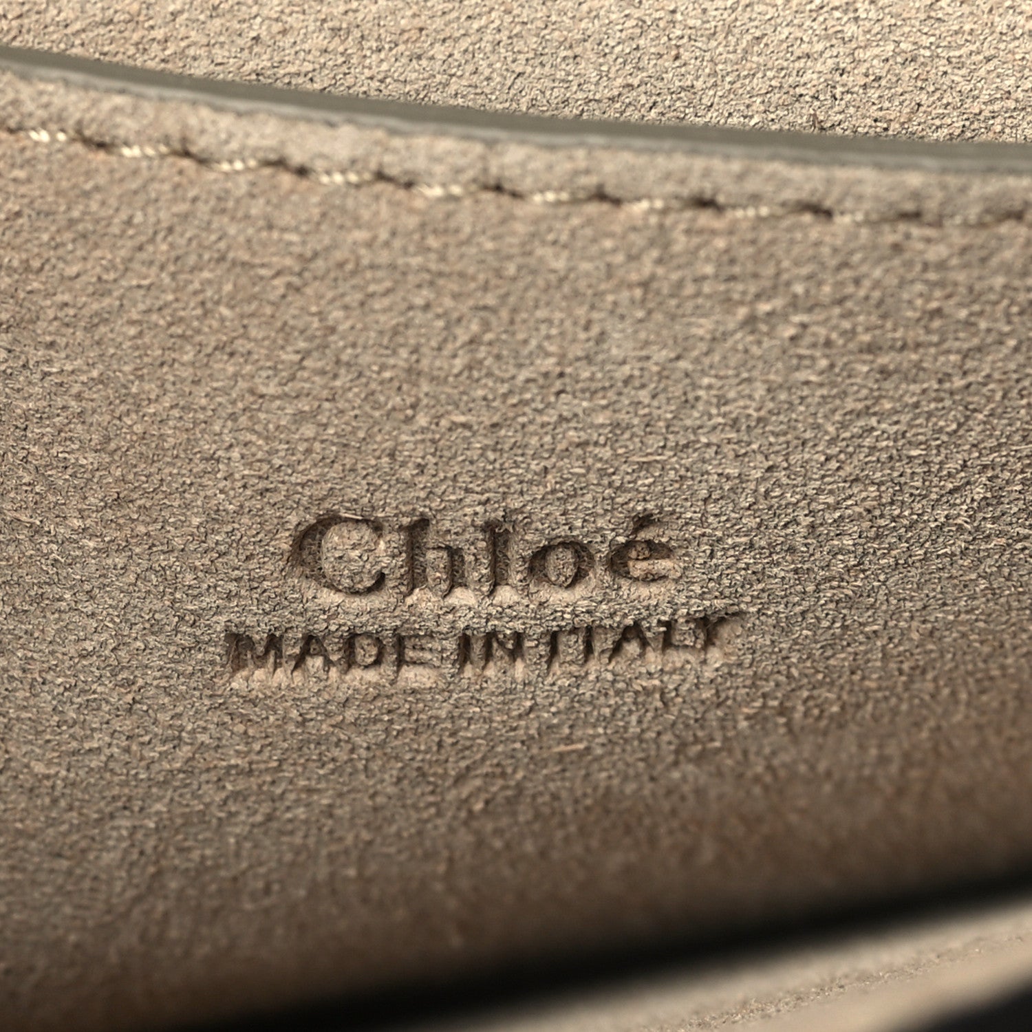 Chloe Suede Calfskin Small Faye Shoulder Bag Motty Grey 6 of 11