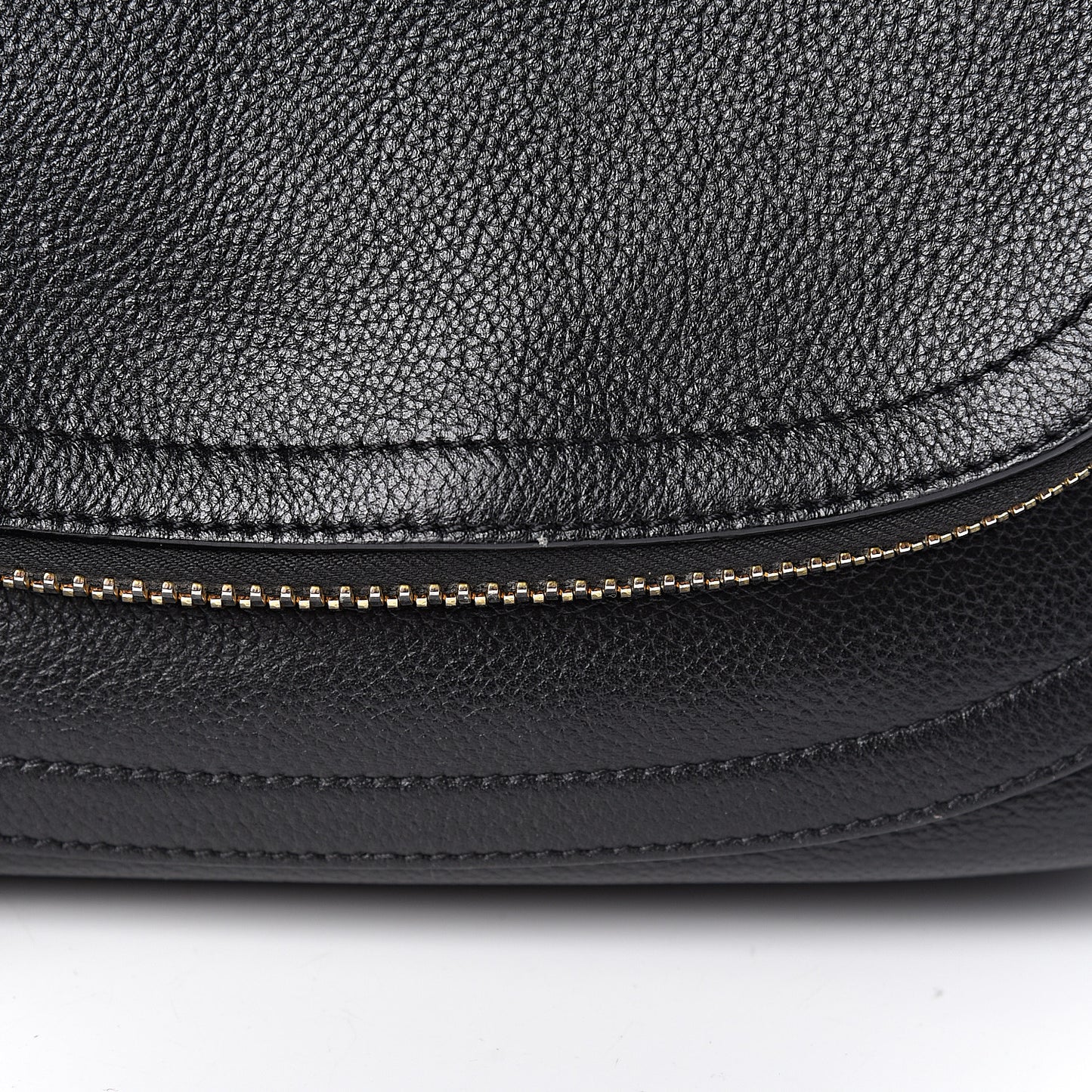 Grained Calfskin Medium Jennifer Crossbody Bag Black
