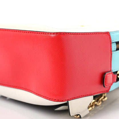 Marc Jacobs Saffiano Mini Snapshot Backpack White Multicolor 5 of 8