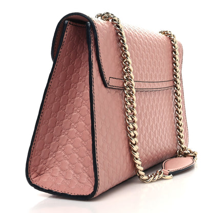 Gucci Microguccissima Medium Emily Chain Shoulder Bag Soft Pink 3 of 17