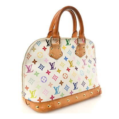 Louis Vuitton Monogram Multicolor Alma White 3 of 13