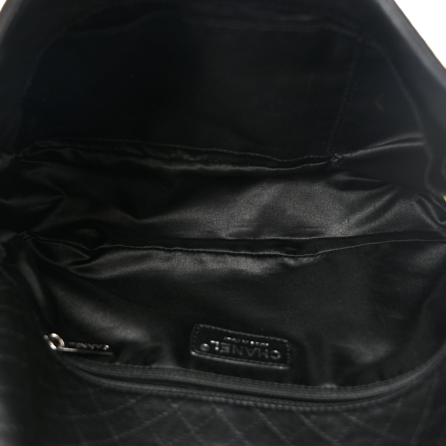 Lambskin Medium Soft and Chain Flap Black