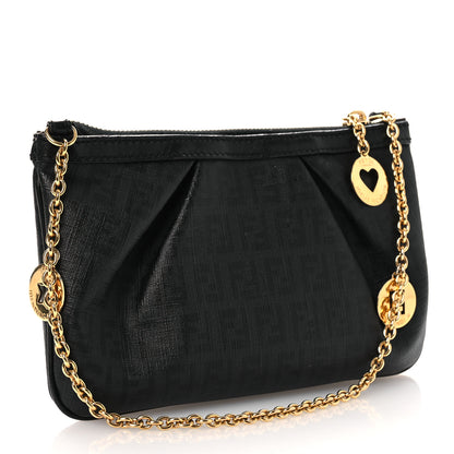 Fendi Zucchino Spalmati Forever Pochette Black 3 of 12