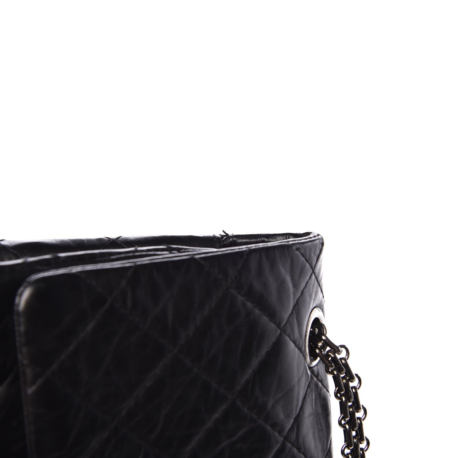 Chanel Aged Calfskin Quilted 2.55 Reissue 226 Flap Black 8 of 8