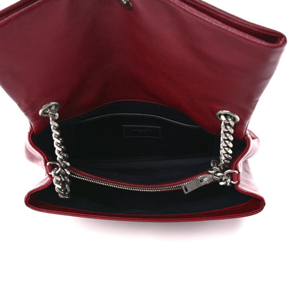 Saint Laurent Grain De Poudre Medium West Hollywood Monogram Fold-Over Palissandre 5 of 16