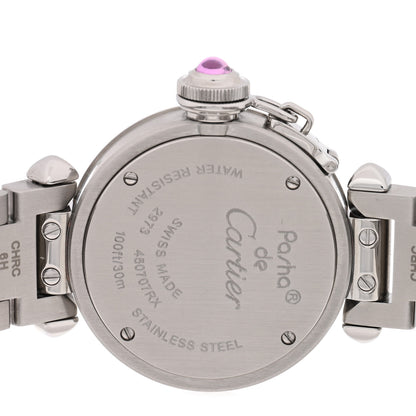 Cartier Stainless Steel 27mm Miss Pasha Quartz Watch Pink 4 of 4