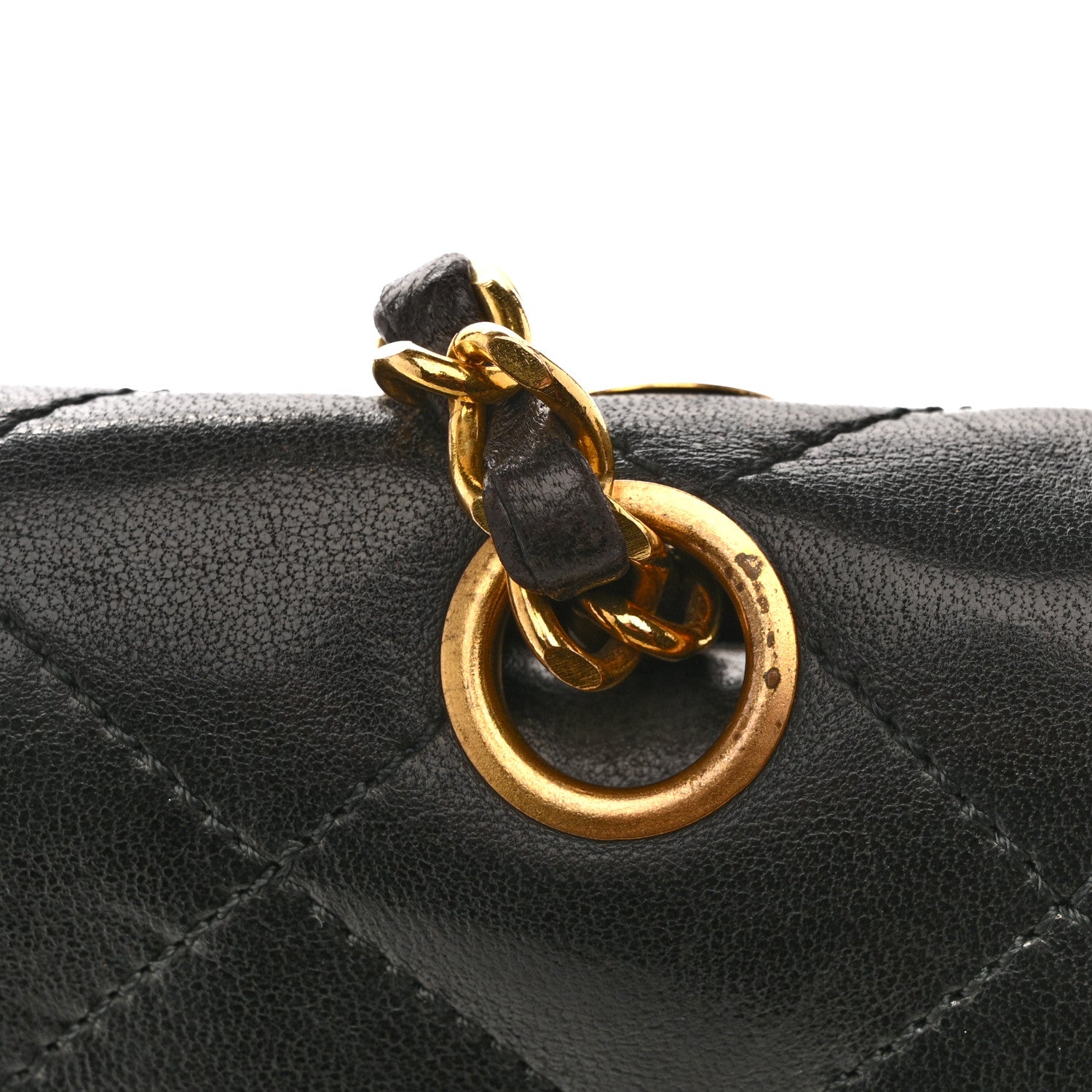 Chanel Lambskin Quilted Medium Single Flap Black 11 of 14
