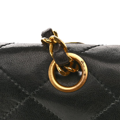 Chanel Lambskin Quilted Medium Single Flap Black 11 of 14