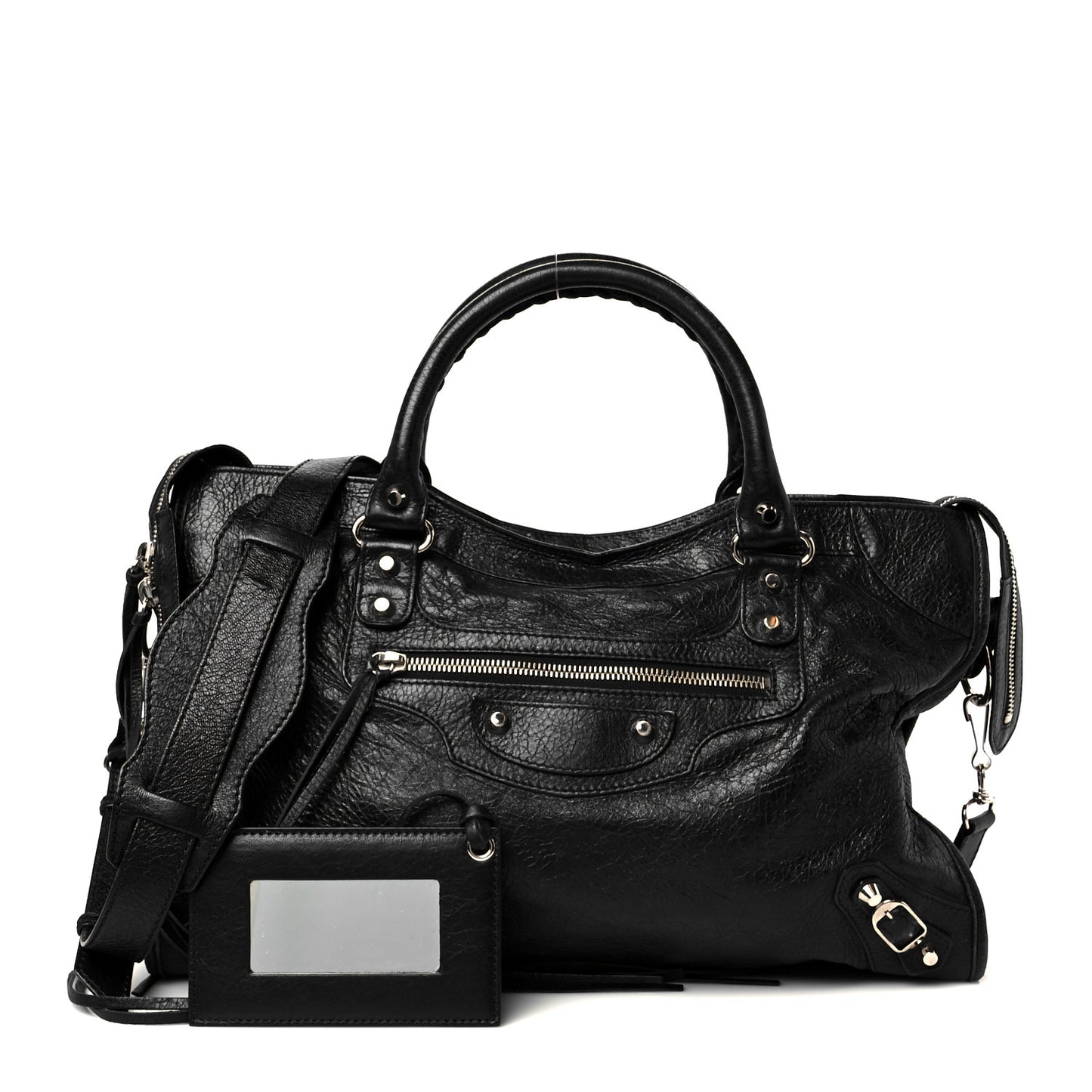 Agneau Arena Silver Hardware Medium Le City Black