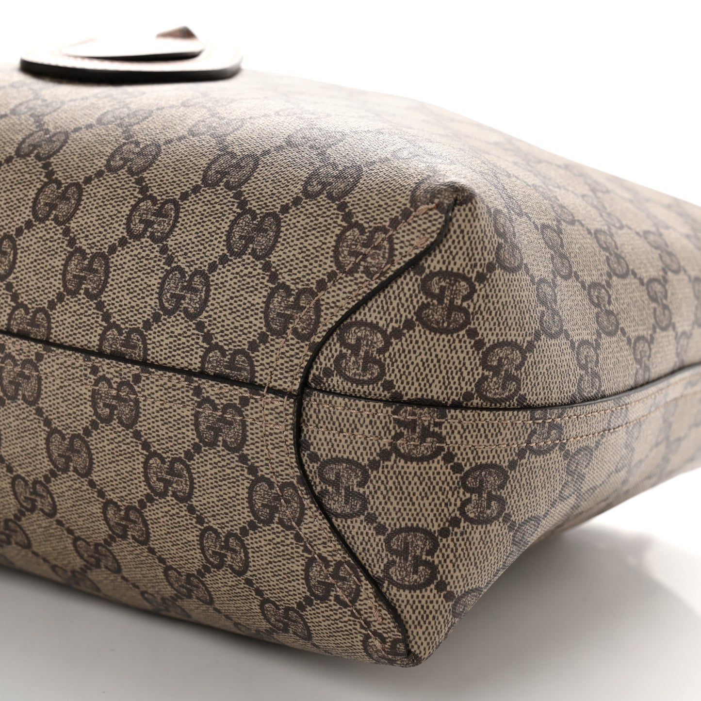 Textured Calfskin Monogram Small Reversible GG Tote Dark Cipria