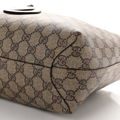 Gucci Textured Calfskin Monogram Small Reversible GG Tote Dark Cipria 14 of 17