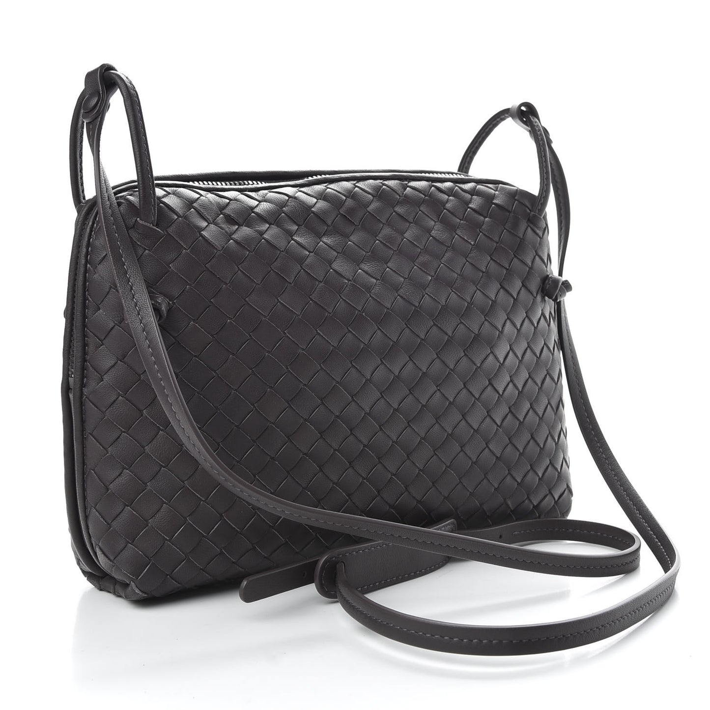 Nappa Intrecciato Nodini Crossbody Messenger Quetsche