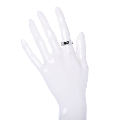 Cartier 18K White Gold 5.5mm LOVE Ring 53 6.25 2 of 6