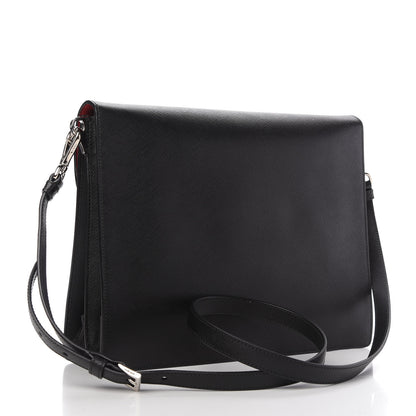 Prada Saffiano Lux Top Handle Flap Black 3 of 11