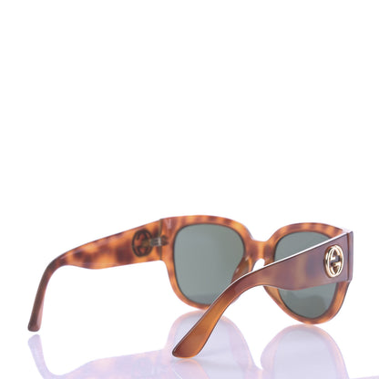 Gucci Acetate Square Frame Sunglasses GG0142SA Tortoise 4 of 7