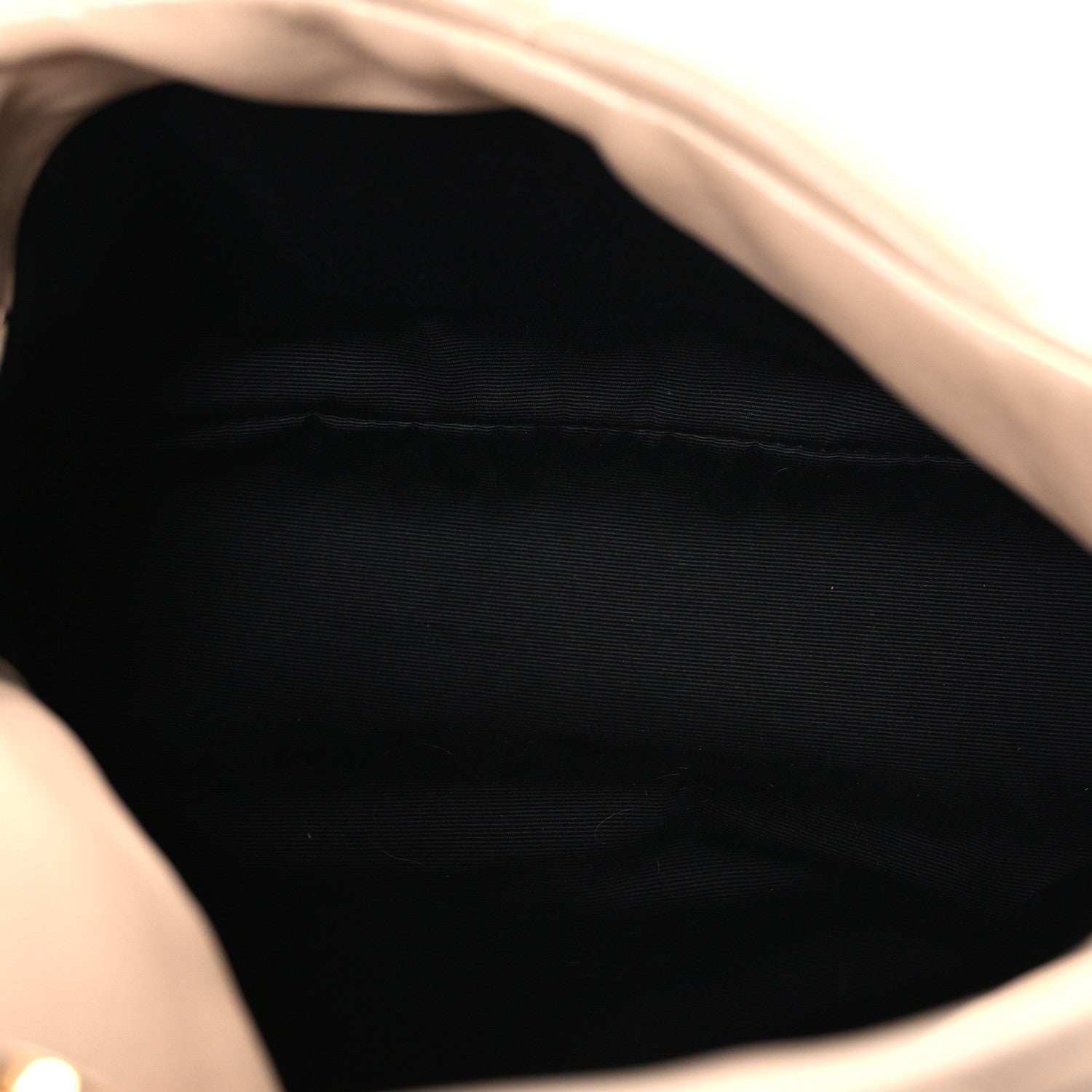 Saint Laurent Lambskin Quilted Small Loulou Puffer Monogram Chain Satchel Dark Beige 5 of 10