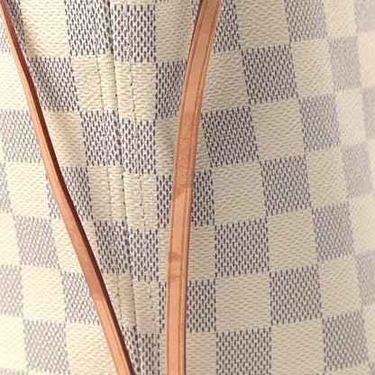 Louis Vuitton Damier Azur Neo Neverfull MM Rose Ballerine 12 of 13