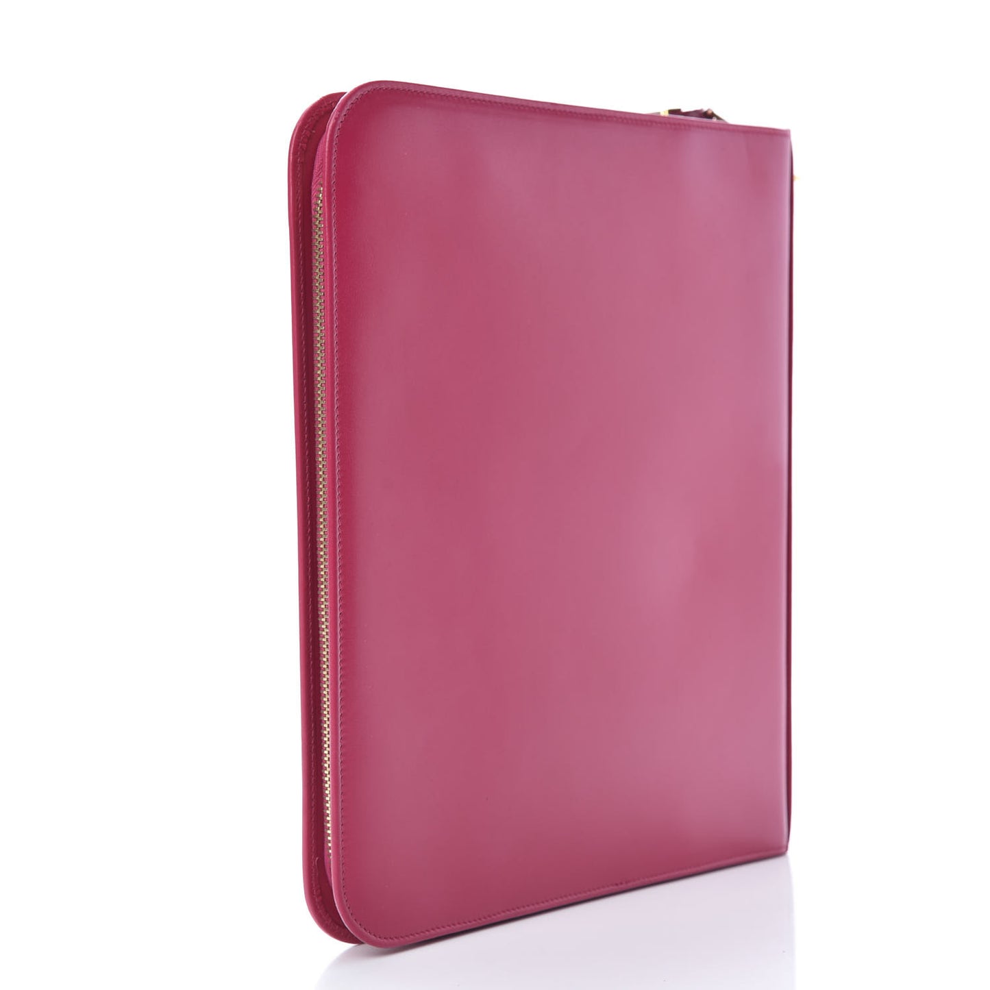 Smooth Calfskin Tuc iPad Case Pink