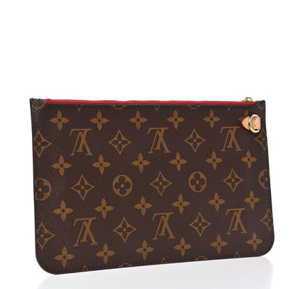 Louis Vuitton Monogram Neverfull MM GM Pochette Cherry 3 of 7